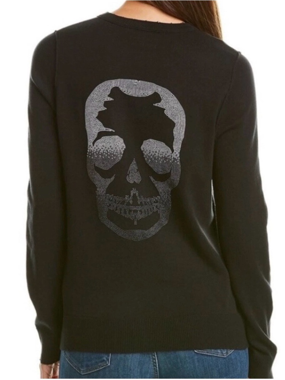Zadig & Voltaire Miss Skull Degrade Studs Sweater